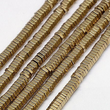 Electroplate Non-magnetic Synthetic Hematite Beads Strands X-G-J165-2mm-05-1