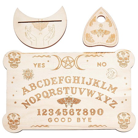 Wooden Witch Craft Sets DJEW-WH0063-29E-1