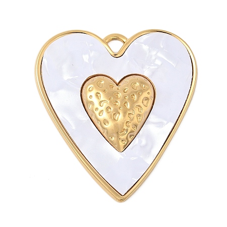 Opaque Acrylic Pendants STAS-P404-12G-01-1