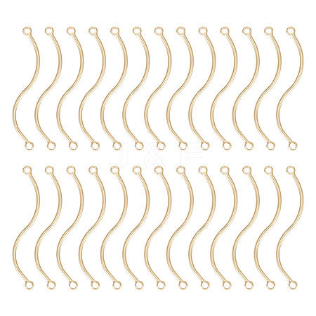 GOMAKERER 30Pcs Brass Connector Charms KK-GO0001-27-1