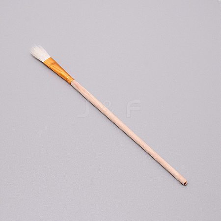 Wooden Paint Brush AJEW-WH0237-08B-1