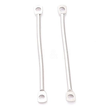 Non-Tarnish 201 Stainless Steel Links Connectors LS-X-STAS-B011-01A-P-1