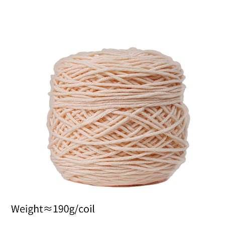 190g 8-Ply Milk Cotton Yarn for Tufting Gun Rugs PW-WG89703-49-1