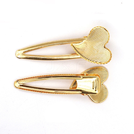 Iron Alligator Hair Clips Findings PW-WG652D4-04-1