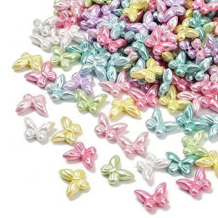 Opaque Acrylic Imitation Pearl Beads OACR-B031-51-1