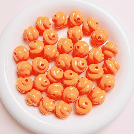 Opaque Acrylic Beads OACR-H034-39H-1