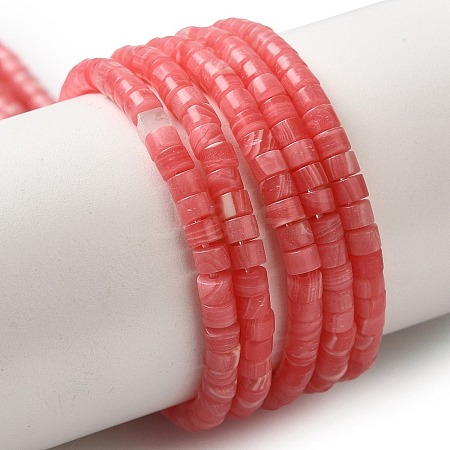 Synthetic Rhodochrosite Beads Strands G-K368-A07-02-1