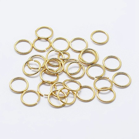 925 Sterling Silver Saw Cut Open Jump Rings STER-F036-02G-0.9x7mm-1