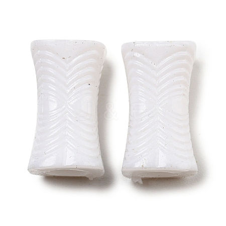 Opaque Acrylic European Beads SACR-L007-008A-1