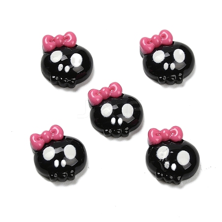 Halloween Opaque Resin Cabochons LS-CRES-I045-01F-01-1