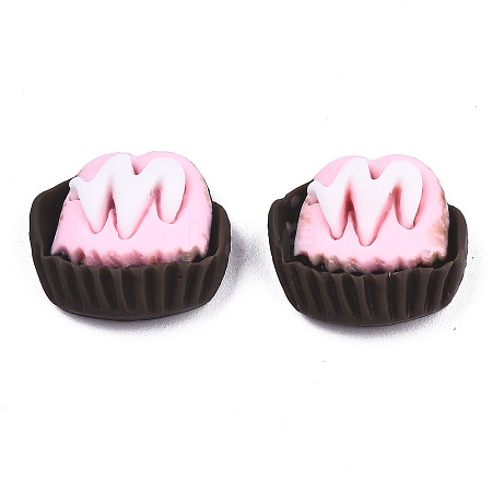 Opaque Resin Cabochons CRES-S307-003-1