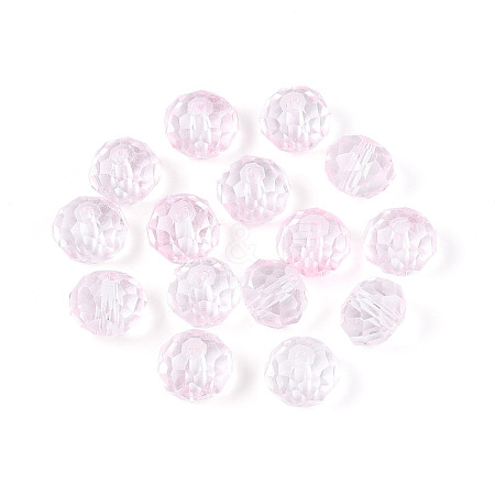 Baking Paint Transparent Glass Beads X1-GLAA-N011-10mm-10-1