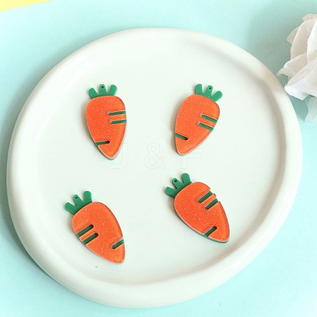 Fruit Acrylic Pendants OACR-H055-01B-1
