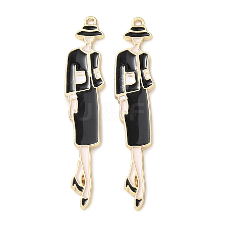 Alloy Enamel Big Pendants ENAM-K076-20A-03-1