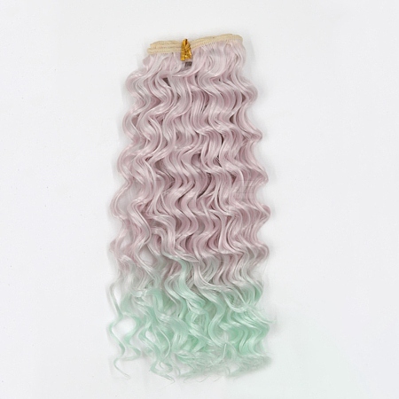 High Temperature Fiber Long Instant Noodle Curly Hairstyle Doll Wig Hair DOLL-PW0001-024-13-1