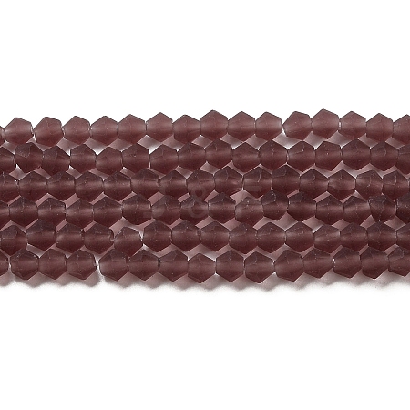 Imitate Austrian Crystal Frosted Glass Beads Strands LS-EGLA-A039-T2mm-MD05-1