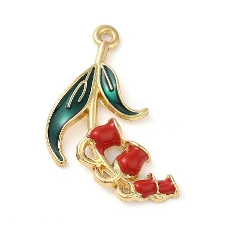 Alloy Enamel Pendants ENAM-U001-04I-G-1