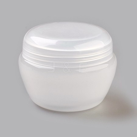 30g PP Plastic Portable Mushroom Cream Jar MRMJ-WH0023-01D-1