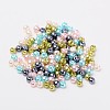 Pastel Mix Pearlized Glass Pearl Beads HY-X006-4mm-12-2