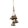 Iron Bell Pendant Decoration HJEW-JM02239-1