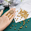 120Pcs 3 Styles Brass Beads KK-SP0002-64-3
