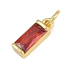 Brass with Cubic Zirconia Pendants KK-A269-68E-G-2
