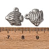 Ocean 304 Stainless Steel Pendants STAS-P406-16A-P-3