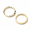 Brass Linking Rings KK-F831-018C-G-RS-3