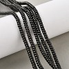 Natural Coal Quartz Beads Strands G-Z095-A01-02-1