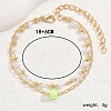 Starfish Charm Multi-layer Anklets for Women MU9577-1-1