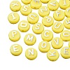Plating Opaque Acrylic Beads MACR-SZ0001-46H-2