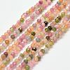 Natural Tourmaline Bead Strands X-G-P279-45-2mm-1