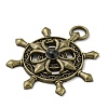 Tibetan Style Alloy Pendants PALLOY-A007-03AB-2