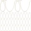 200Pcs Brass Hoop Earrings KK-NB0002-44-1