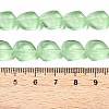 Frosted Glass Beads Strands GLAA-T023-30H-4