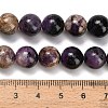 Natural Charoite Beads Strands G-G300-A01-10mm-5