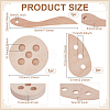 Wooden Ceramic Throwing Rib Tool DIY-WH0622-271-2