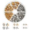 6 Styles Brass Rhinestone Rivets KK-WR0001-28-1