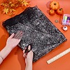 Spider Web Pattern Polyester Fabric DIY-WH0671-114-3