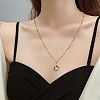 10Pcs Eco-Friendly Brass with Glass Pendants KK-SZ0005-78-6