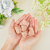 SUPERFINDINGS 8Pcs Rough Raw Natural Sandstone Beads G-FH0001-83-4