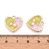 Alloy Enamel Pendants PALLOY-T092-38G-03-3