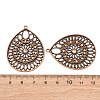 Alloy Enamel Pendants PALLOY-F319-06C-R-3