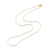 Brass Serpentine Chains Necklace for Women NJEW-P265-14G-2