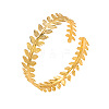 Leaf Alloy Arm Cuff Bangles for Women FS-WGBF8C7-01-1