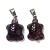 Natural Amethyst Pendants G-F758-A03-P-1