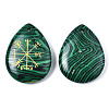 Synthetic Malachite Pendants G-T122-72G-3