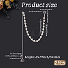 Alloy Crystal Rhinestone Flower Link Invisible Non-Slip Sexy Shoulder Straps AJEW-WH20054-198-2