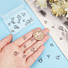 SUNNYCLUE 30Pcs 3 Styles 304 Stainless Steel Smooth Surface Spring Ring Clasps STAS-SC0004-41-3