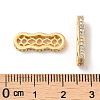 Brass Micro Pave Cubic Zirconia Multi-Strand Links KK-P239-03B-G-3